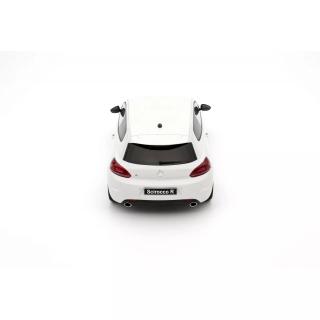 VOLKSWAGEN SCIROCCO 3 R PHASE 1 WHITE 2008 OttO mobile 1:18 Resinemodell (Türen, Motorhaube... nicht zu öffnen!)